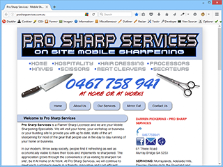 Pro Sharp Services Mobile Sharpening Murray Bridge SA - Site Image